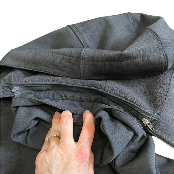 Avia Fleece Lined Full Zip Grey Jacket- Small - Picture 12 of 15